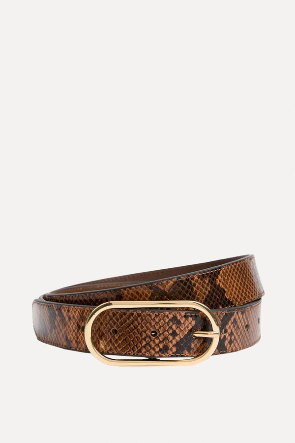 x from Snake Print Jeans Belt, £26 | Marks & Spencer