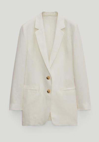 100% Linen Blazer from Massimo Dutti