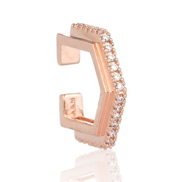 Fitzgerald Block Ear Cuff from Astrid & Miyu