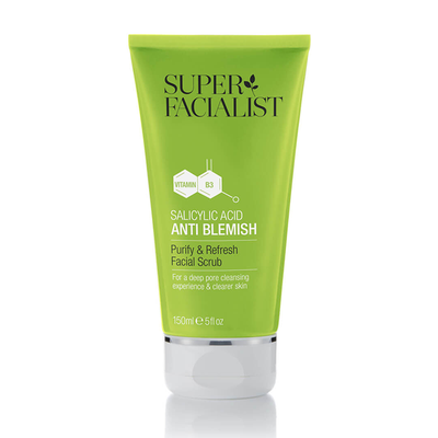 Salicylic Acid Anti Blemish Purify & Refresh Facial Scrub from Super Facialist