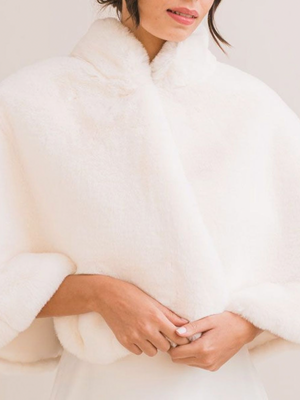 9 Furry Cover-Ups For Your Winter Wedding