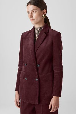 Cord Double Breasted Blazer from Whistles