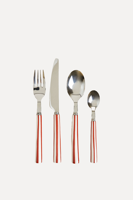 Stripped Cutlery Set from Zara