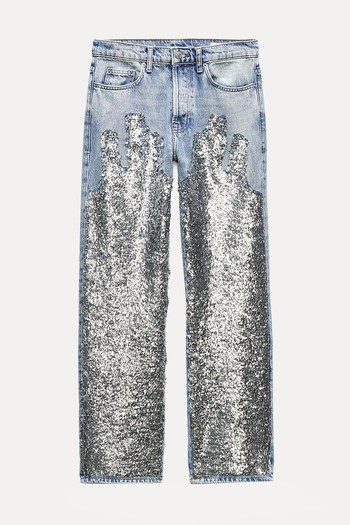 Sequinned Jeans from Zara