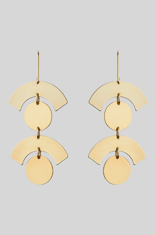 Arch And Circle Drop Earring from Whistles
