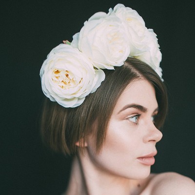 White Flower Crown from KryleKryle