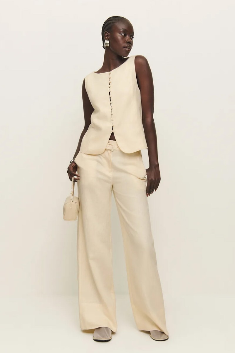 Addison Linen Top from Reformation