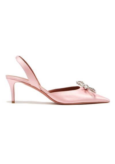 Rosie Crystal-Embellished Silk-Satin Pumps from Amina Muaddi