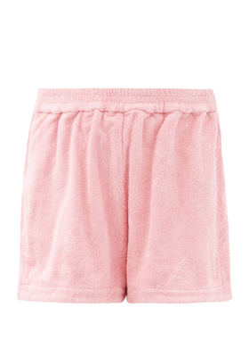 Estate High-Rise Terry-Cotton Shorts from Terry