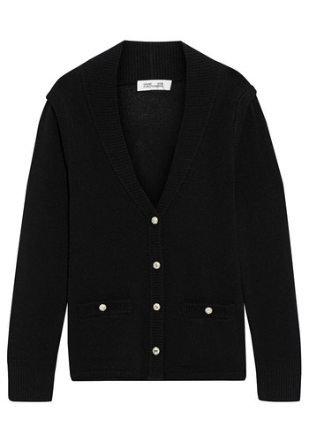 Gabriella Wool & Cashmere-Blend Cardigan from DVF