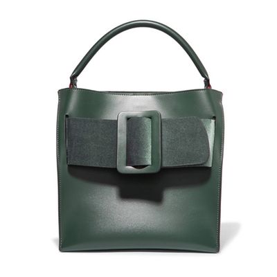 Devon Leather & Velvet Tote from BOYY