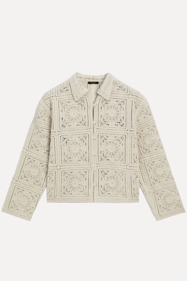 Crochet Overshirt from Massimo Dutti