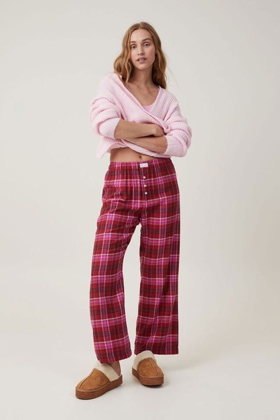 Flannel Boyfriend Boxer Pyjama Pants from Cotton On