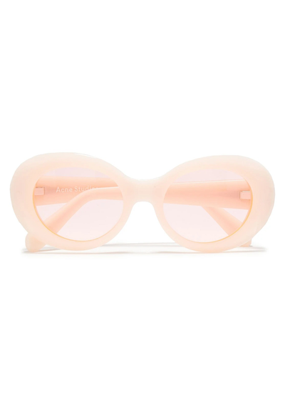 Blush Round-Frame Acetate Sunglasses from Acne Studios