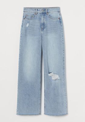 Wide High Ankle Jeans from H&M