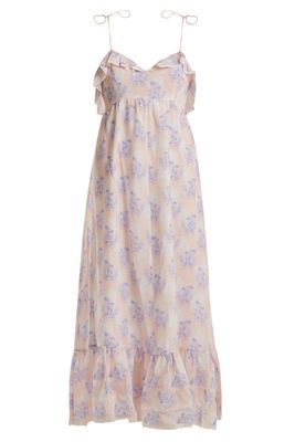 Lace-Trimmed Maxi Dress from Athena Procopiou