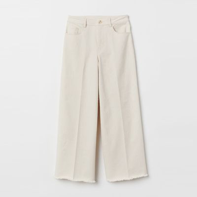 Wide Cropped Jeans from H&M