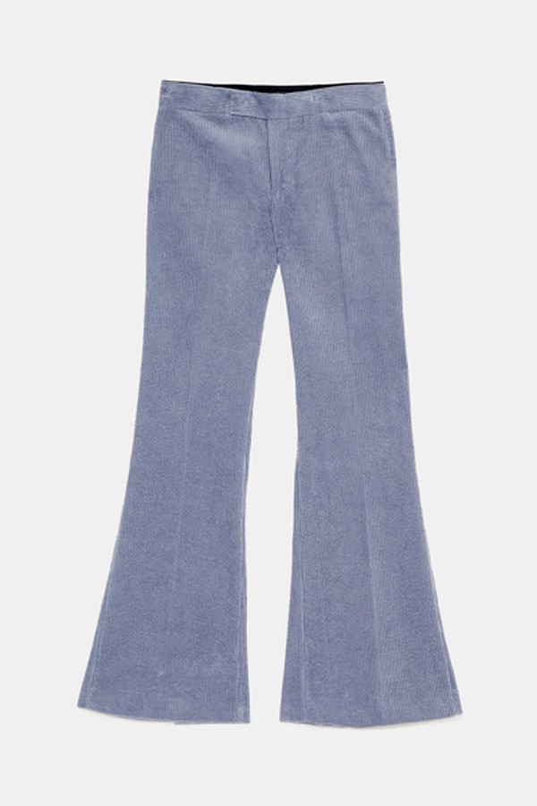 Flared Corduroy Trousers from Zara