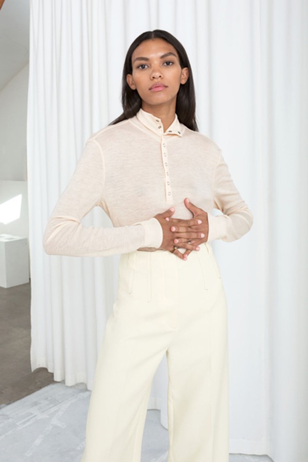 Wool Snap Button Turtleneck from & Other Stories
