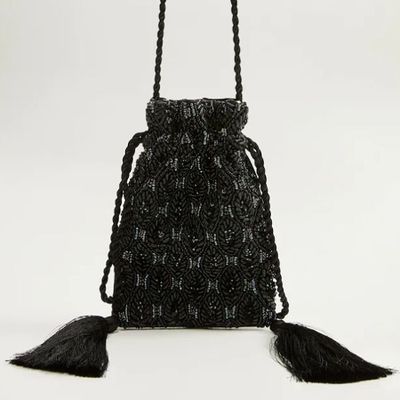 Embroidered Bucket Bag from Mango