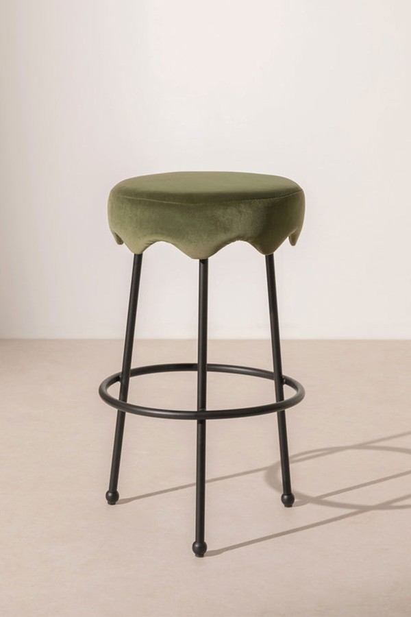 The Honore Scalloped Bar Stool