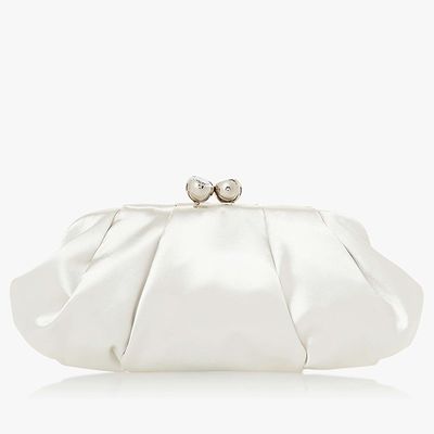 Bridal Collection Breathtaking Satin Clutch Bag from Dune