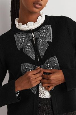 Embellished Party Knit Jacket, £150 | Boden
