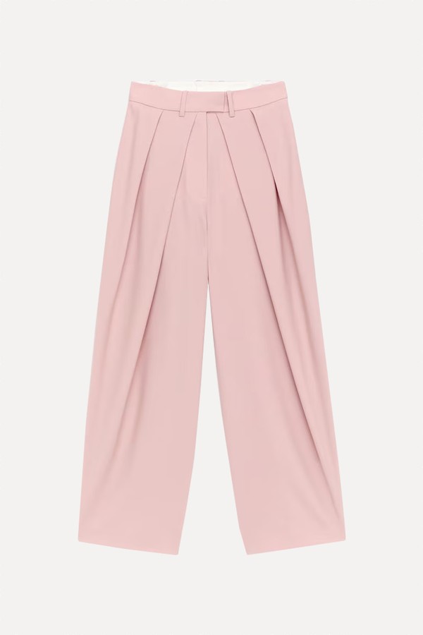 Draped Pleated Trousers from ARKET