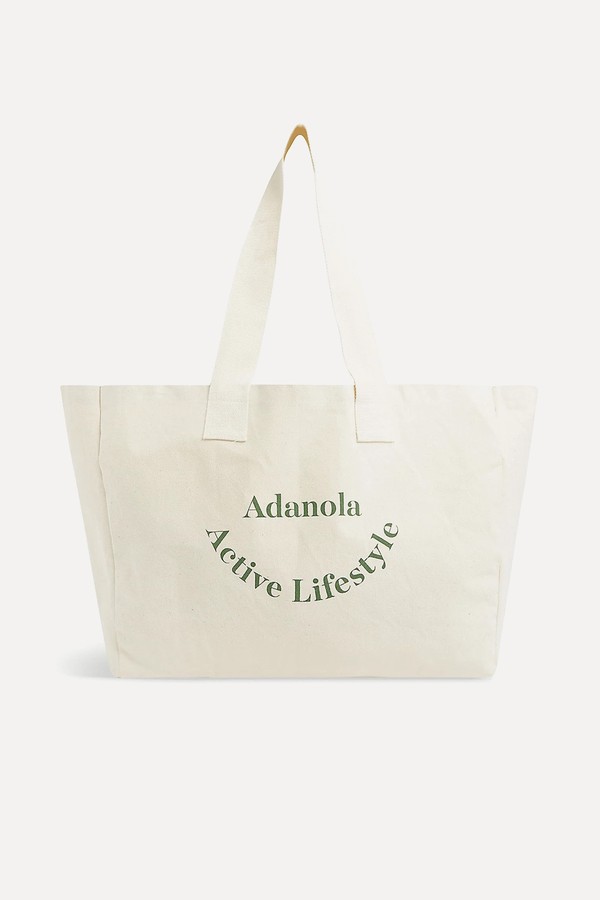 Active Lifestyle Tote Bag - Cream/Green from Adanola