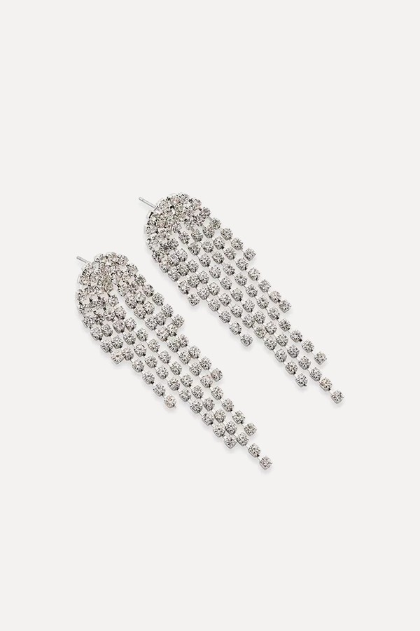 Diamante Waterfall Drop Earrings from John Lewis