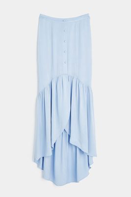 Sky Blue Skirt from Uterque