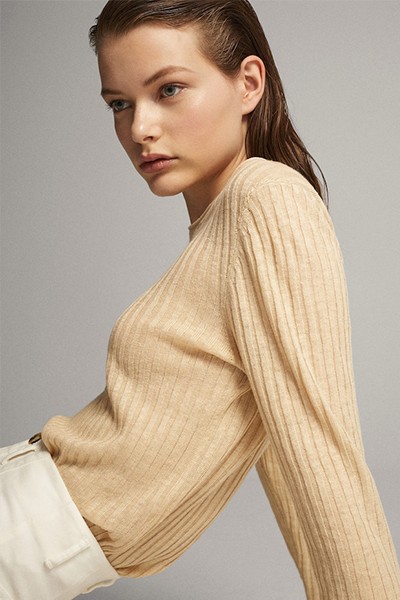 Ribbed Sweater from Massimo Dutti