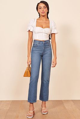 Cynthia High Relaxed Jean from Reformation