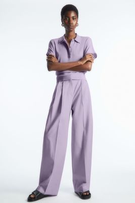 Wide-Leg Tailored Trousers  from COS