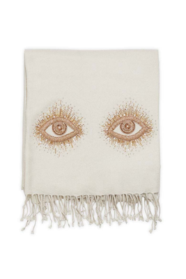 Muse Eyes Embellished Throw from Jonathan Adler
