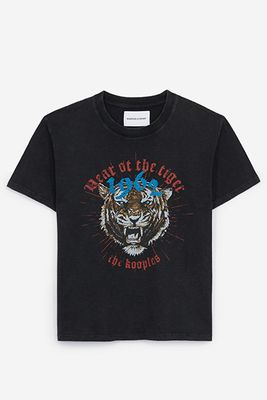Loose Rock Style Tiger Print T-Shirt from The Kooples