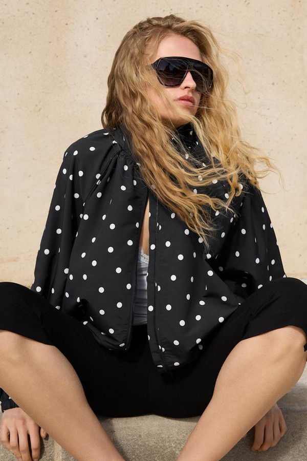 Oversize Polka Dot Jacket from Bershka