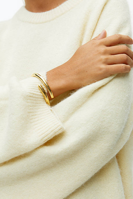 Gold Plated Cuff Bracelet from ARKET