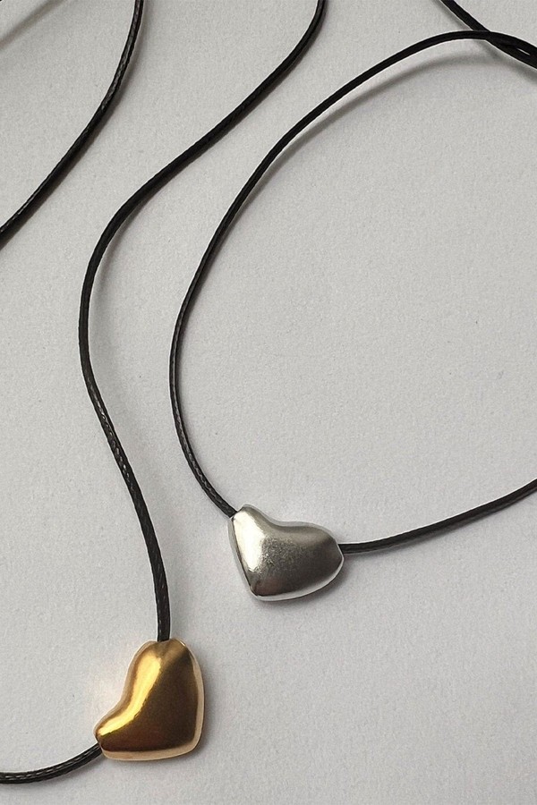 'Heart in the Clouds' Cord Necklace