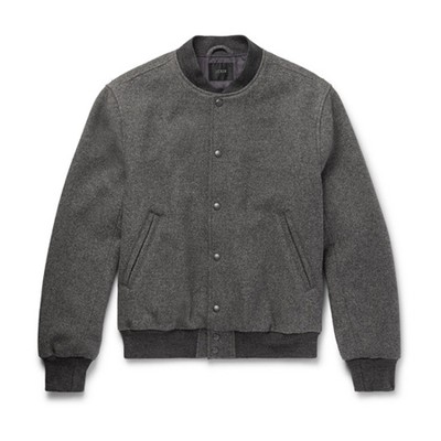 Stadium Wool-Blend Bomber Jacket from J.Crew