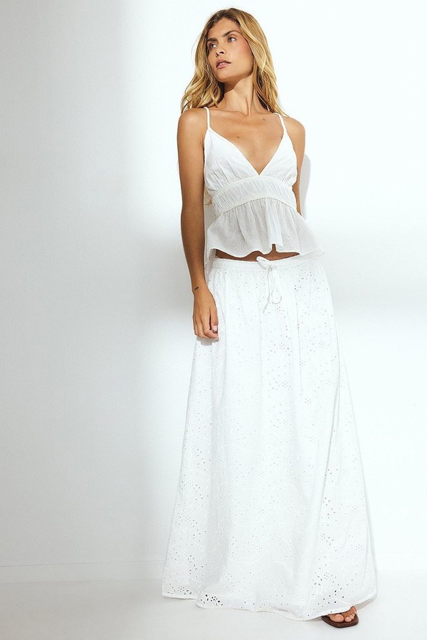 Anglaise Maxi Skirt from NA-KD