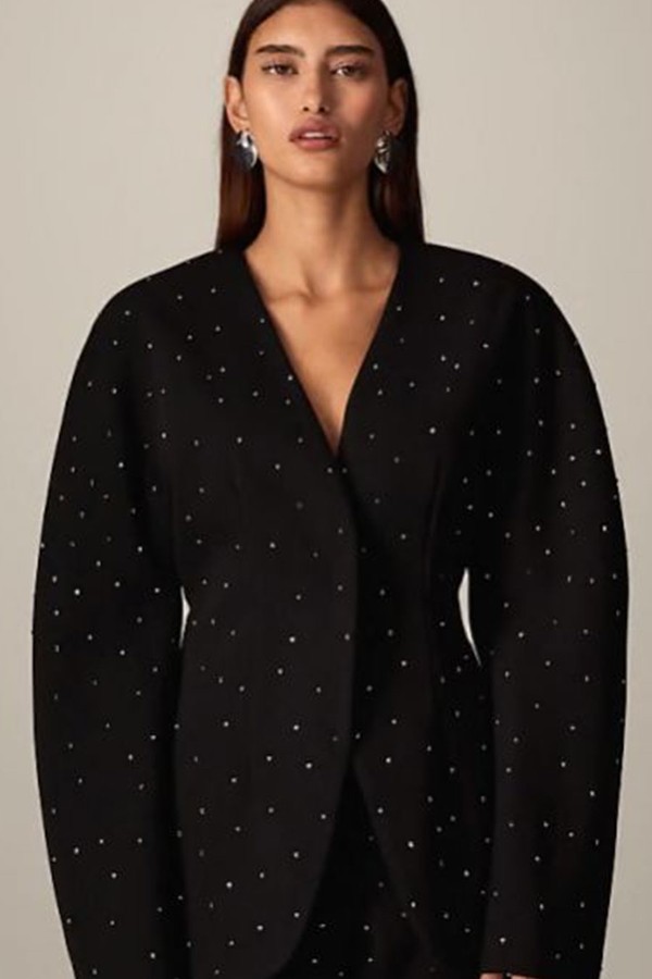 Hot Fix Tailored Ovoid Sleeve Blazer Co-Ord from Arrange