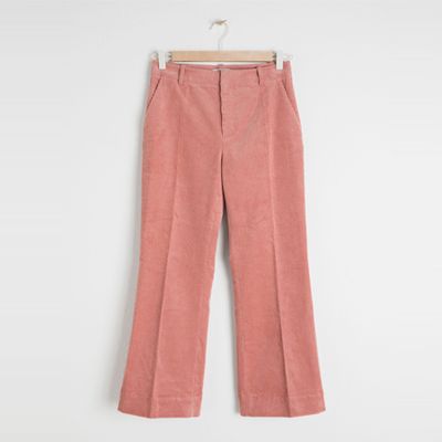 Cropped Wide Corduroy Trousers from & Other Stories