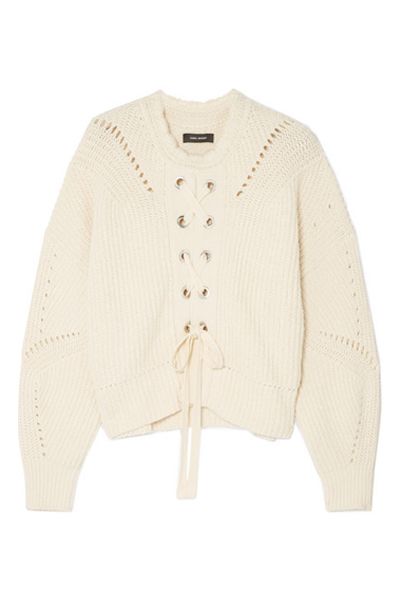 Lace-Up Sweater from Isabel Marant