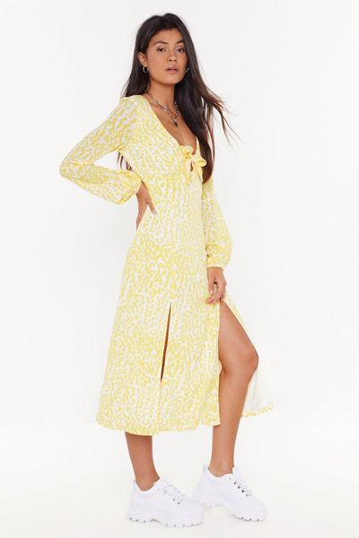 Knot Your Finest Hour Leopard Maxi Dress