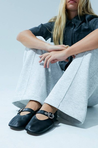 Lavish Premium Leather Mary Jane Ballet Flats from ASOS 