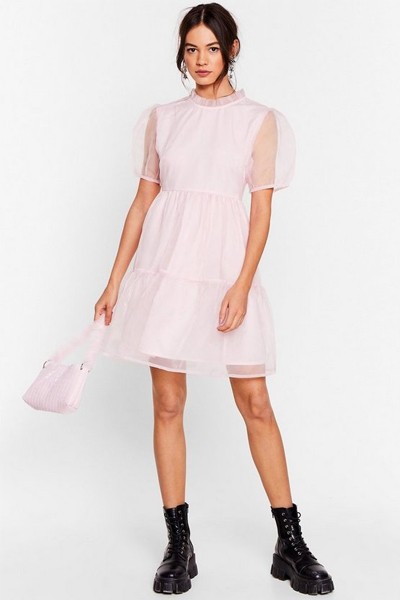 We Sheer What Your Sayin' Organza Mini Dress