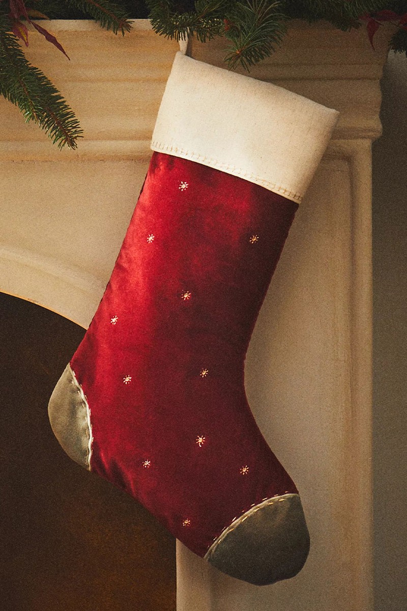 Christmas Sock Decoration from Zara Home