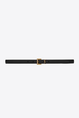 Cassandre Thin Belt With Square Buckle from Saint Laurent