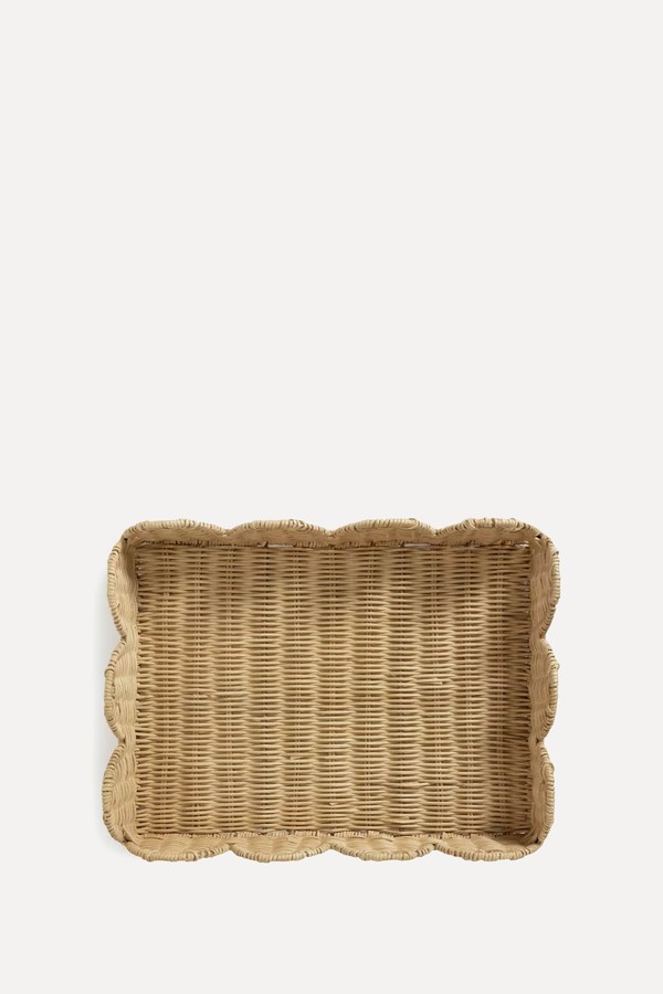 Scallop Woven Tray from Habitat